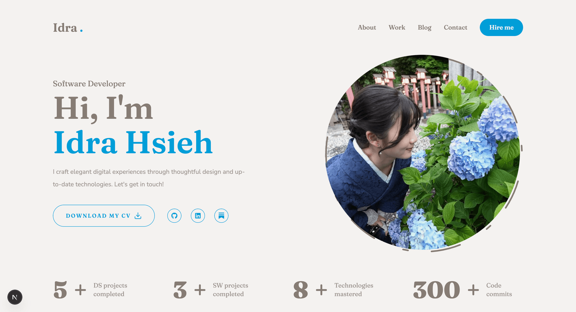 personal website project